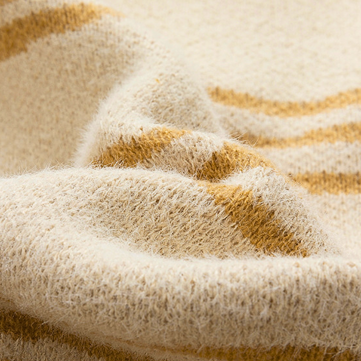 Sketch Stripe Hooded Cardigan