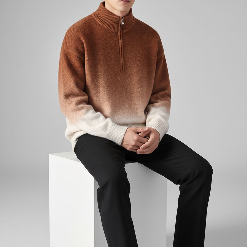 Aurore Quarter-Zip Knit