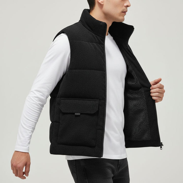 Wide Wale Quilted Vest