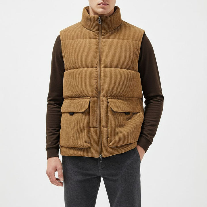 Wide Wale Quilted Vest