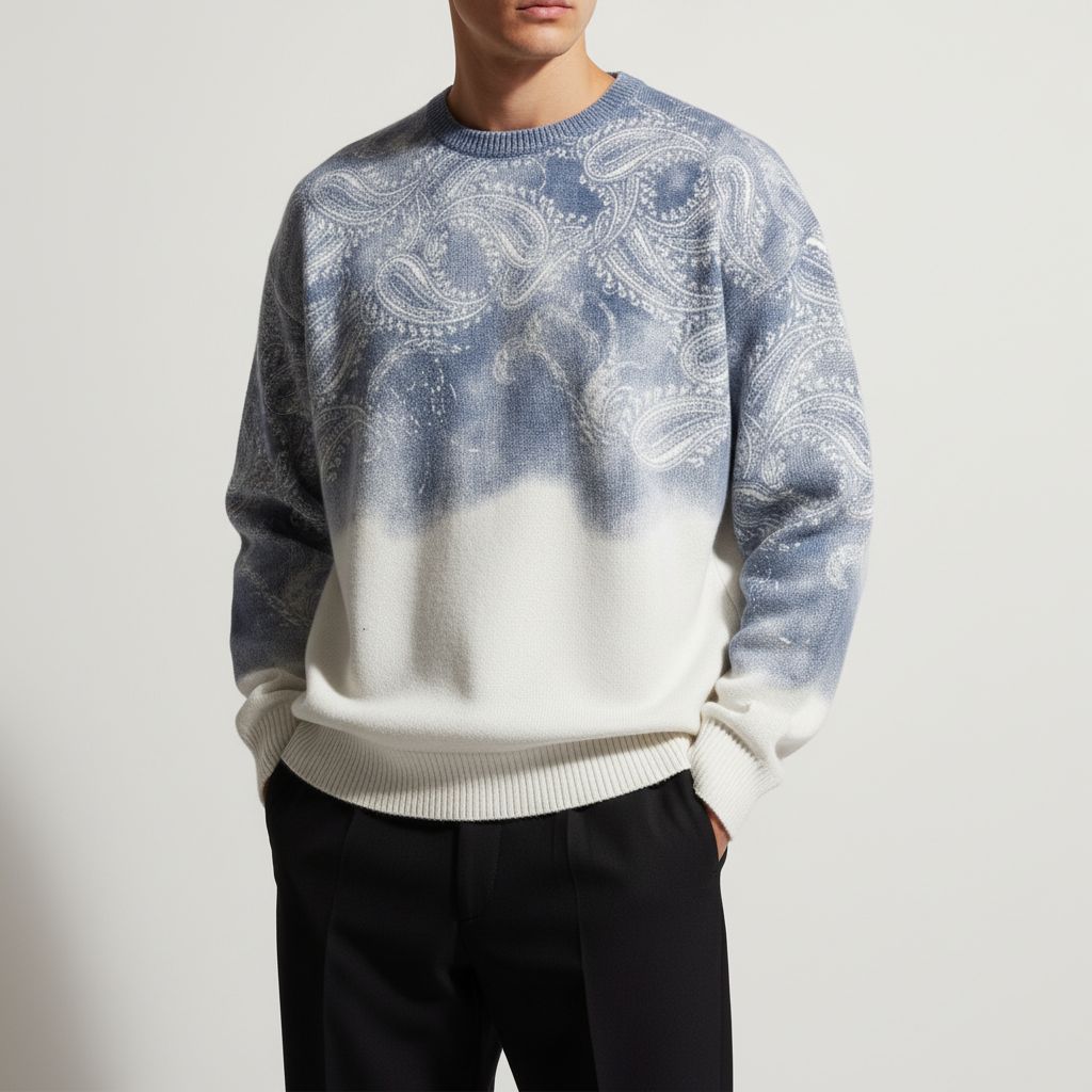 Inkline Paisley Crewneck