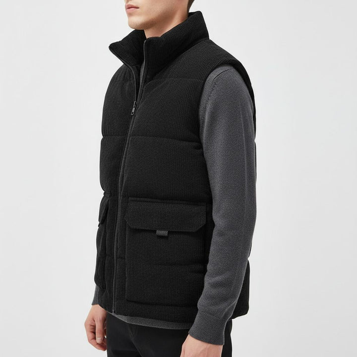 Wide Wale Quilted Vest