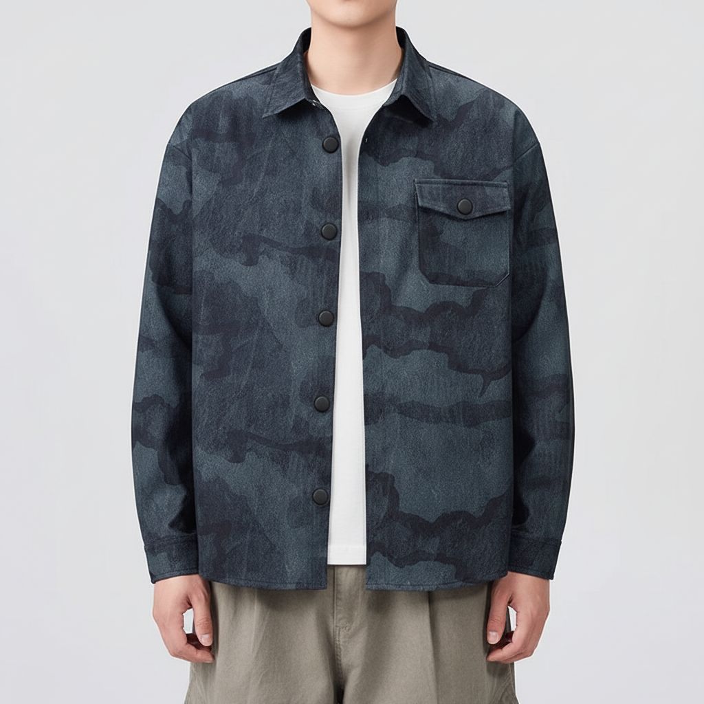 Azure Tonal Overshirt
