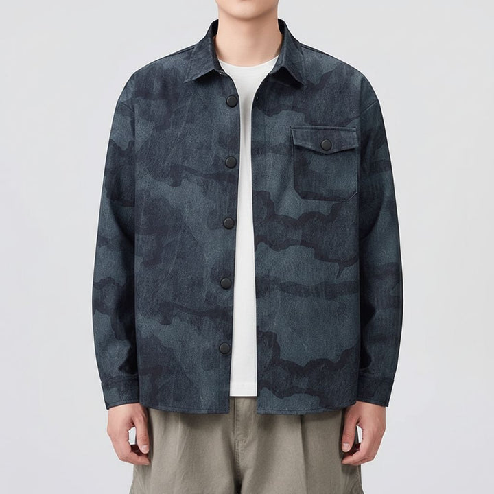 Azure Tonal Overshirt