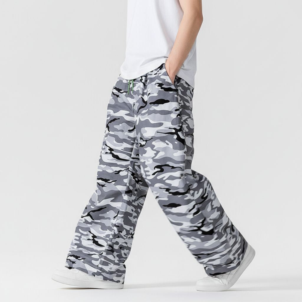Camo-X Wide Leg Trousers