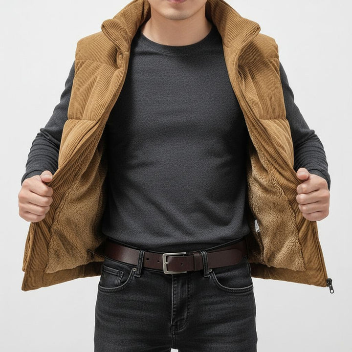 Wide Wale Quilted Vest