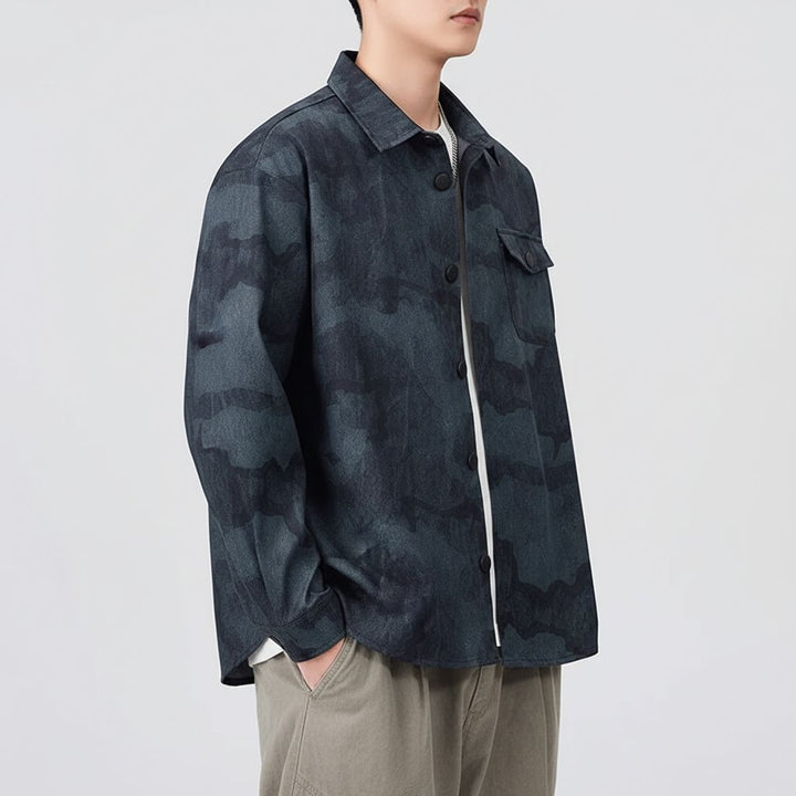 Azure Tonal Overshirt