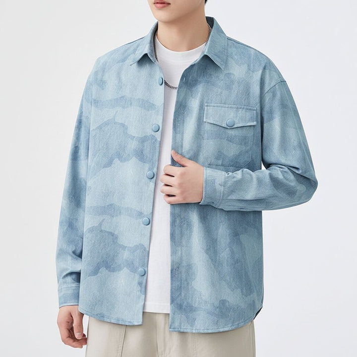 Azure Tonal Overshirt