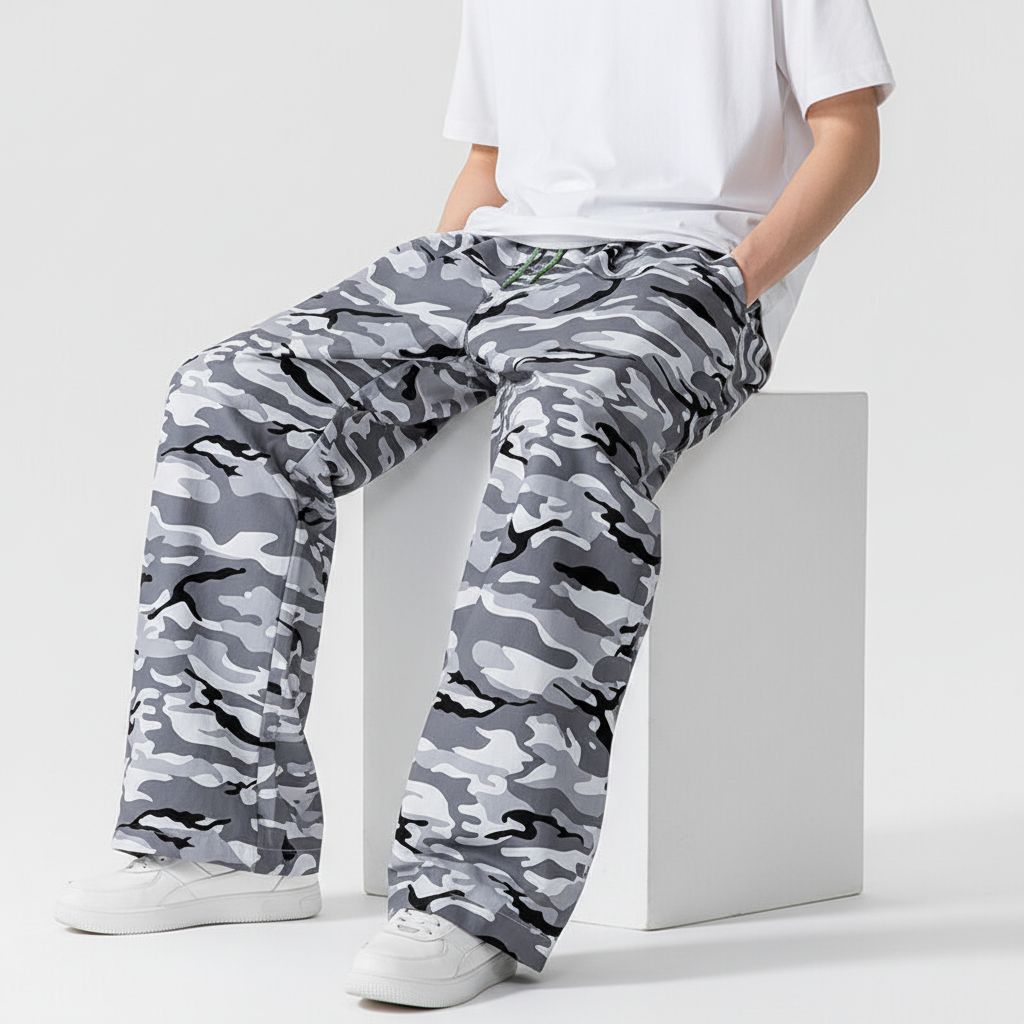 Camo-X Wide Leg Trousers