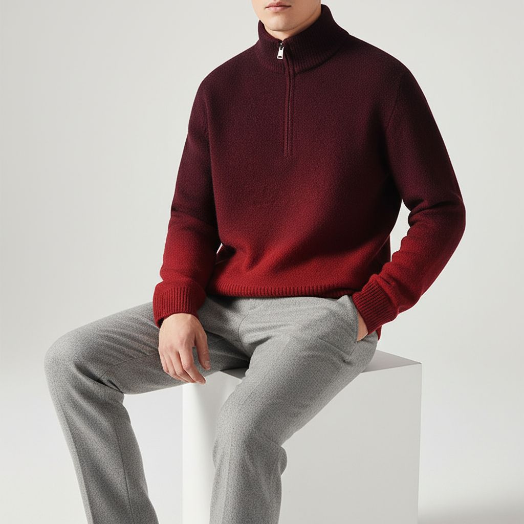 Aurore Quarter-Zip Knit