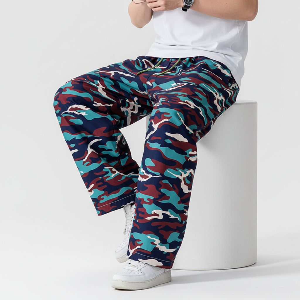 Camo-X Wide Leg Trousers