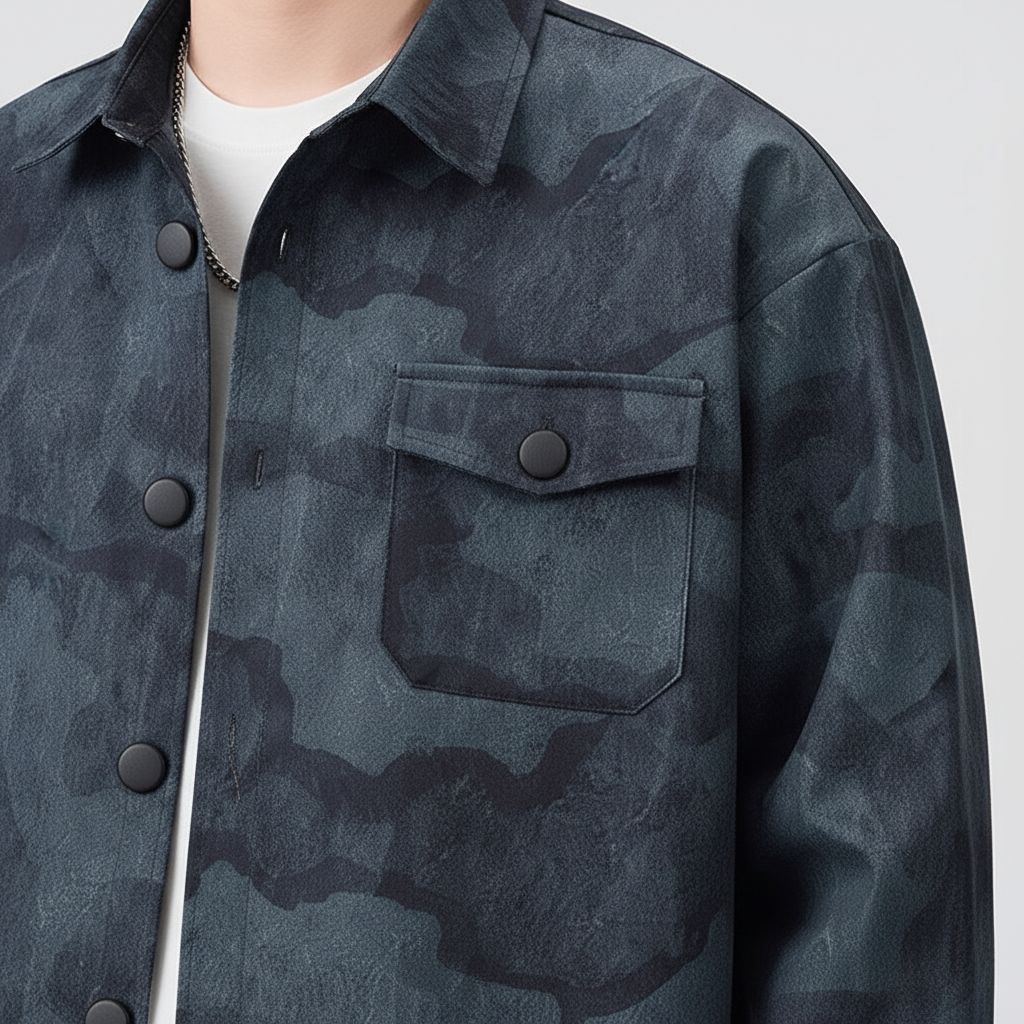 Azure Tonal Overshirt