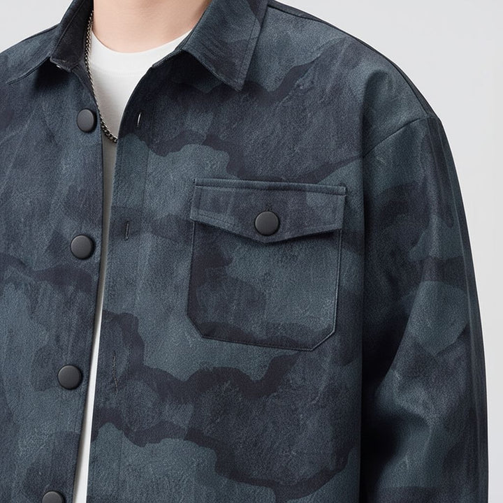 Azure Tonal Overshirt