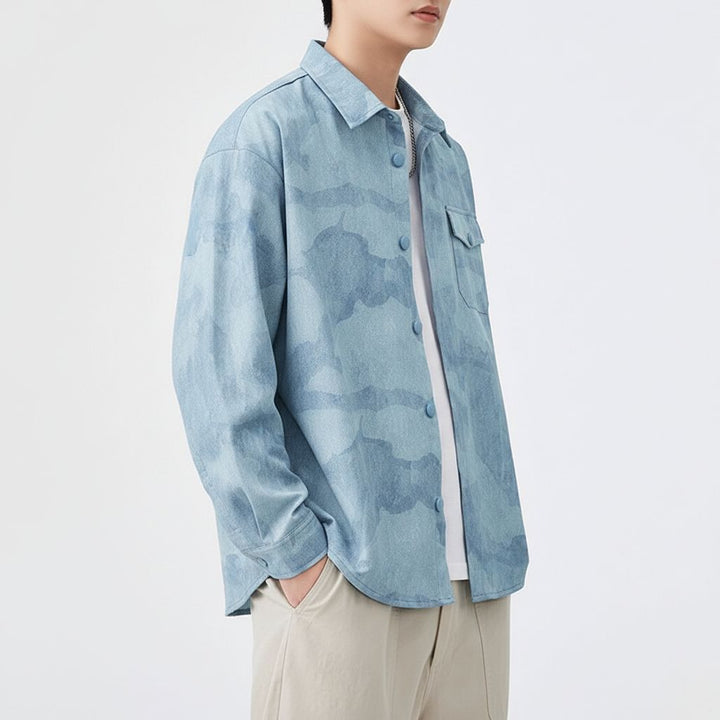 Azure Tonal Overshirt