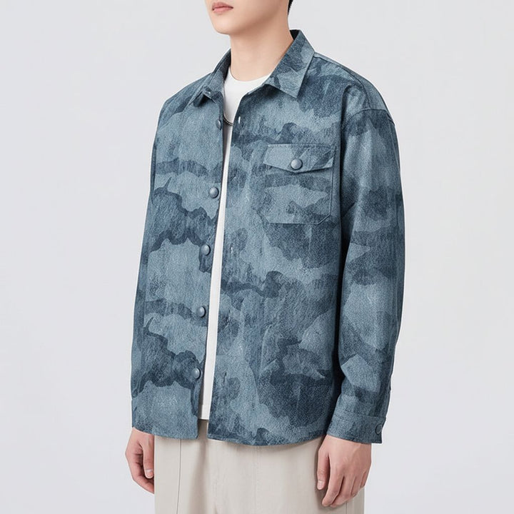 Azure Tonal Overshirt