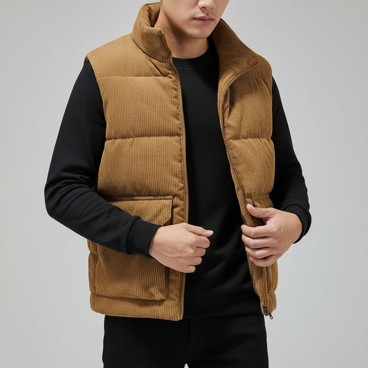 Wide Wale Quilted Vest