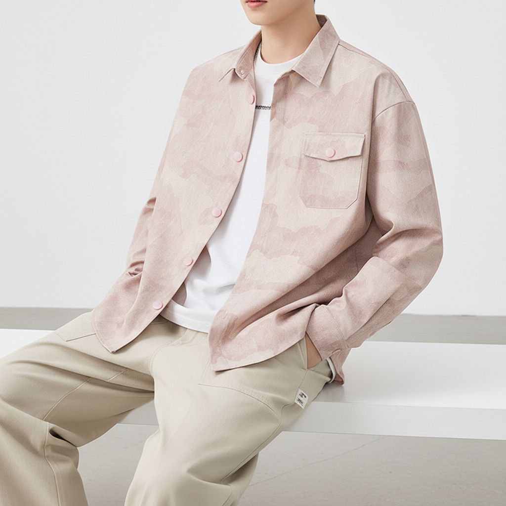 Azure Tonal Overshirt