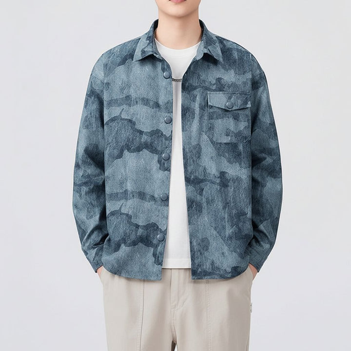 Azure Tonal Overshirt
