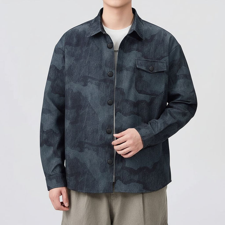 Azure Tonal Overshirt