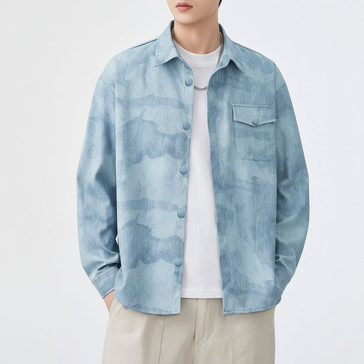 Azure Tonal Overshirt