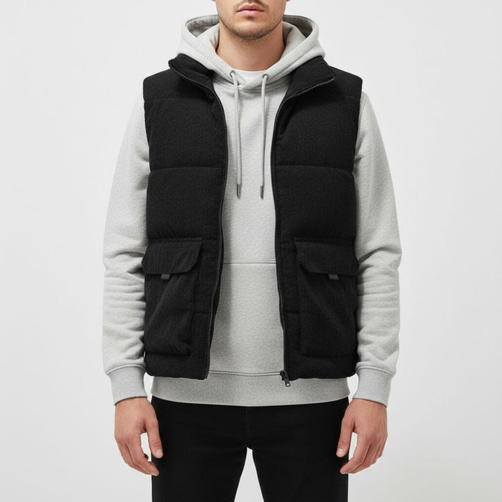 Wide Wale Quilted Vest