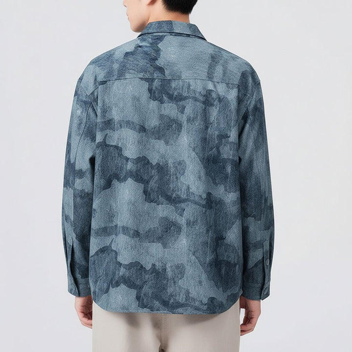 Azure Tonal Overshirt