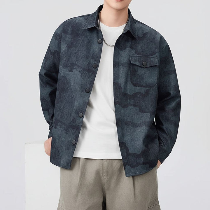 Azure Tonal Overshirt