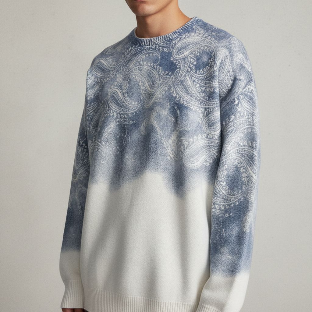 Inkline Paisley Crewneck