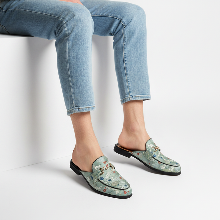 Medici Cherry Blossom Mules