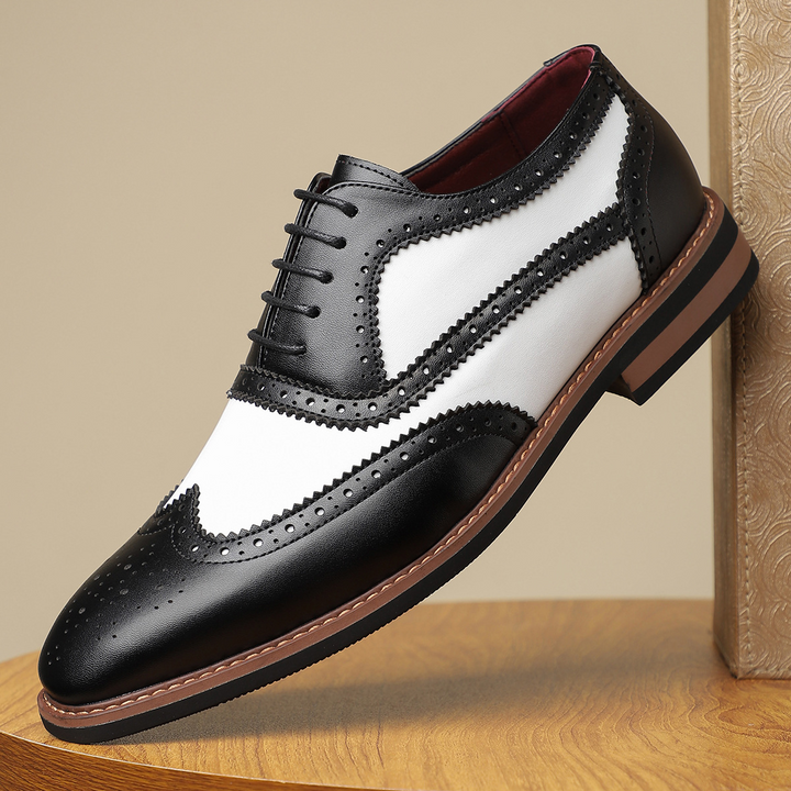 Perforated Slip-On Oxfords