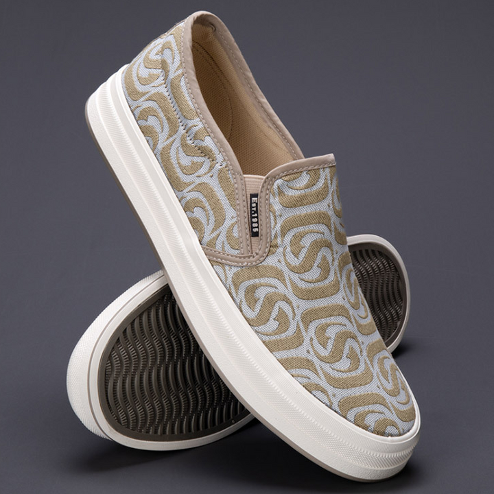 Romano Monogram Slip-On