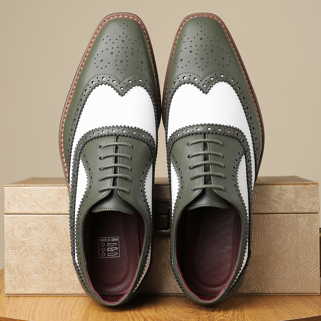 Perforated Slip-On Oxfords