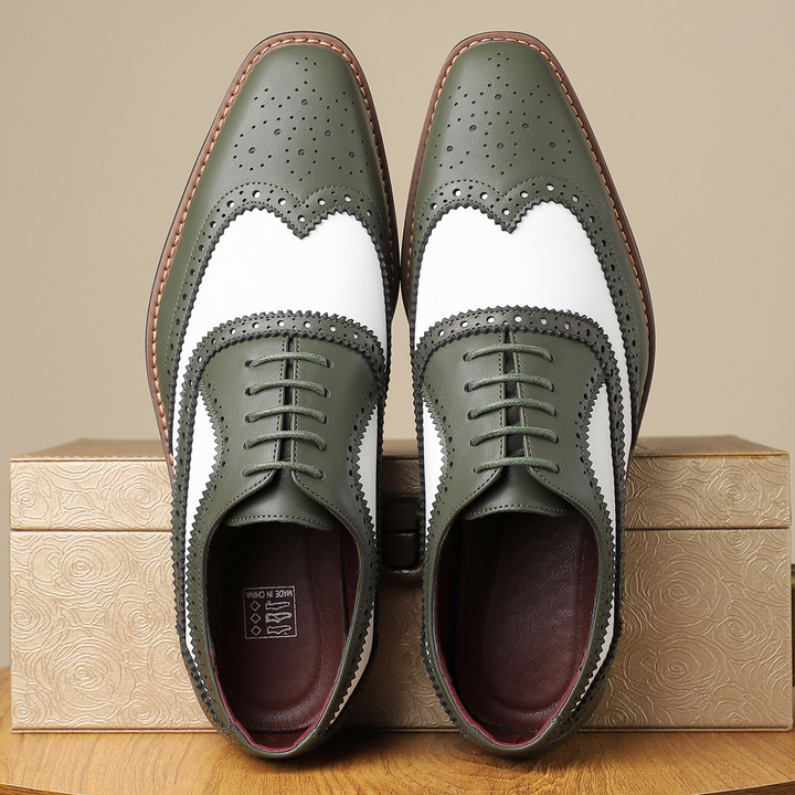 Perforated Slip-On Oxfords