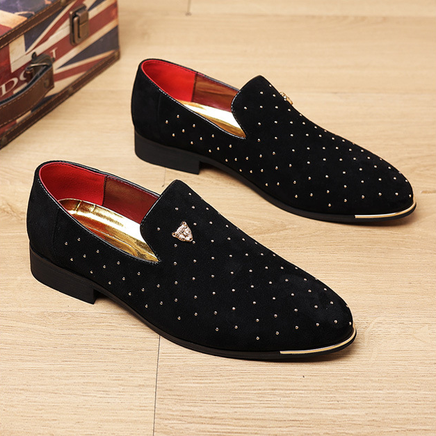 Tiger Majesty Velvet Loafers