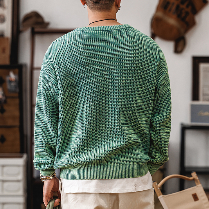 Hearth Waffle Knit Crewneck