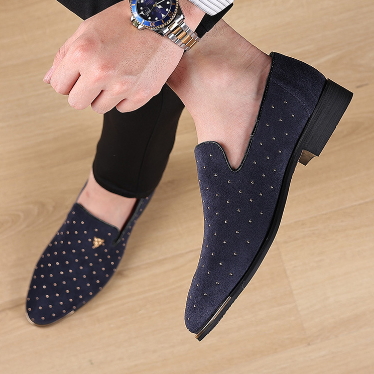 Tiger Majesty Velvet Loafers
