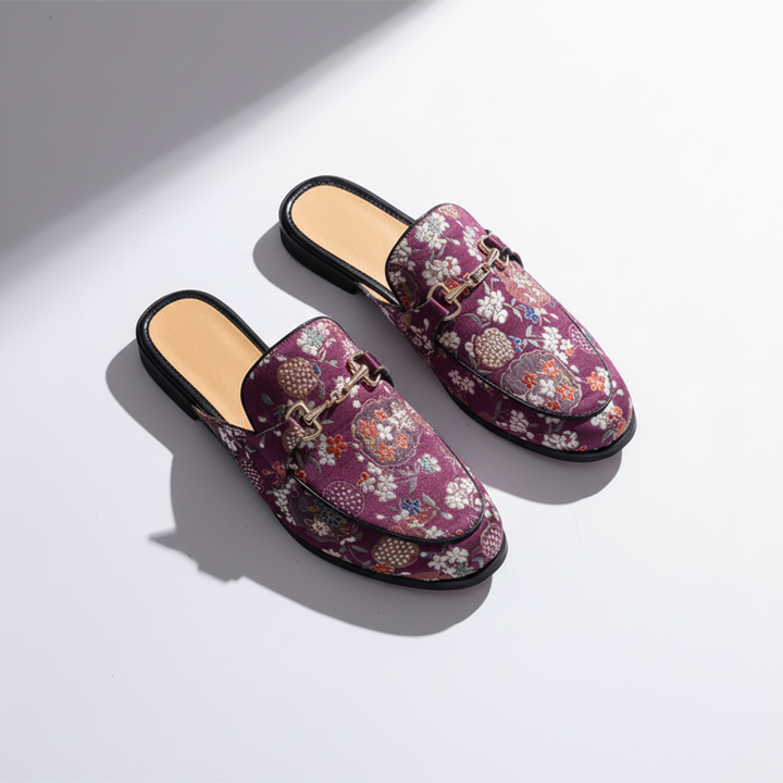 Medici Cherry Blossom Mules