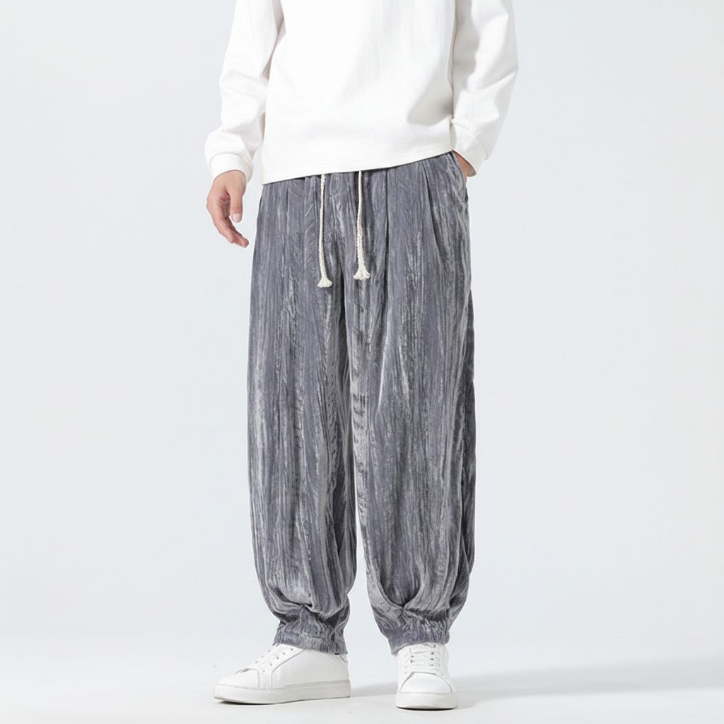 Velour Velvet Harem Pants