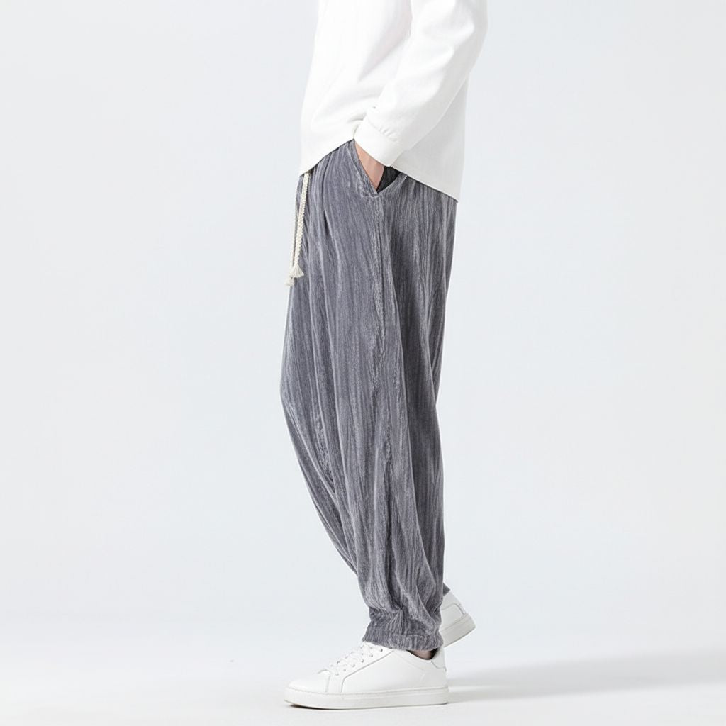 Velour Velvet Harem Pants