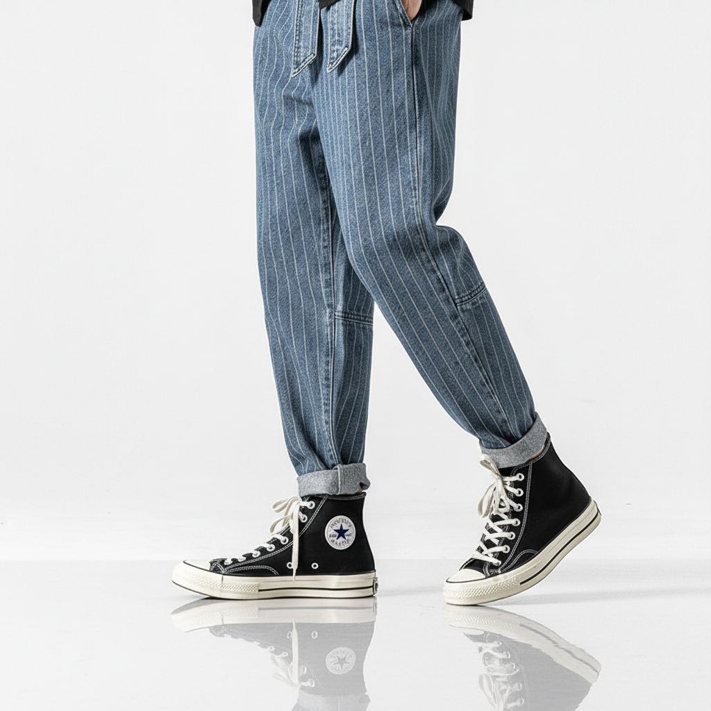 Kojima Stripe Harem Trouser