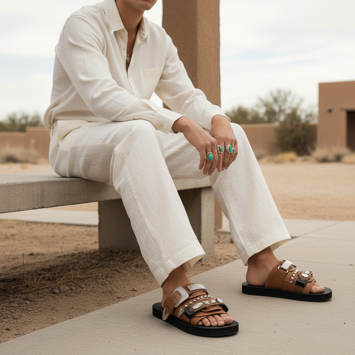 Harlow Silver Slides
