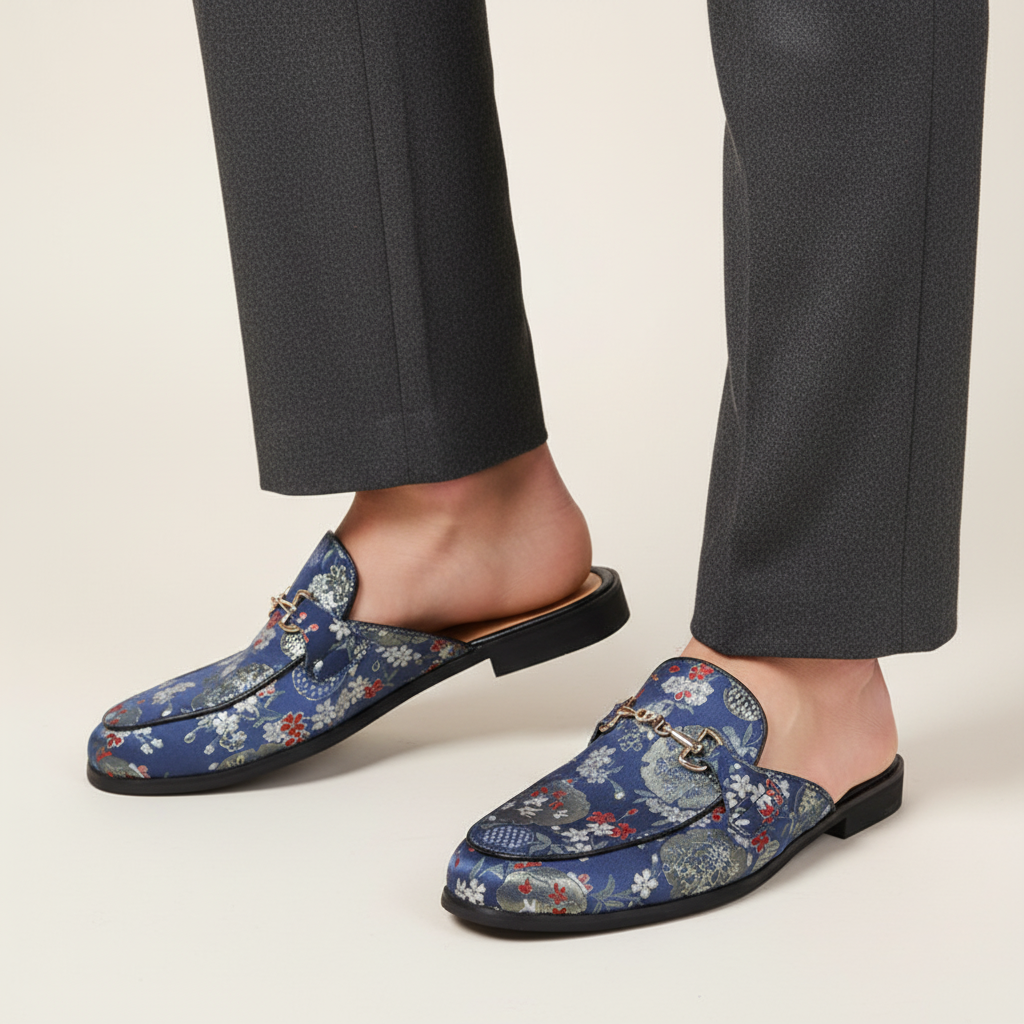 Medici Cherry Blossom Mules