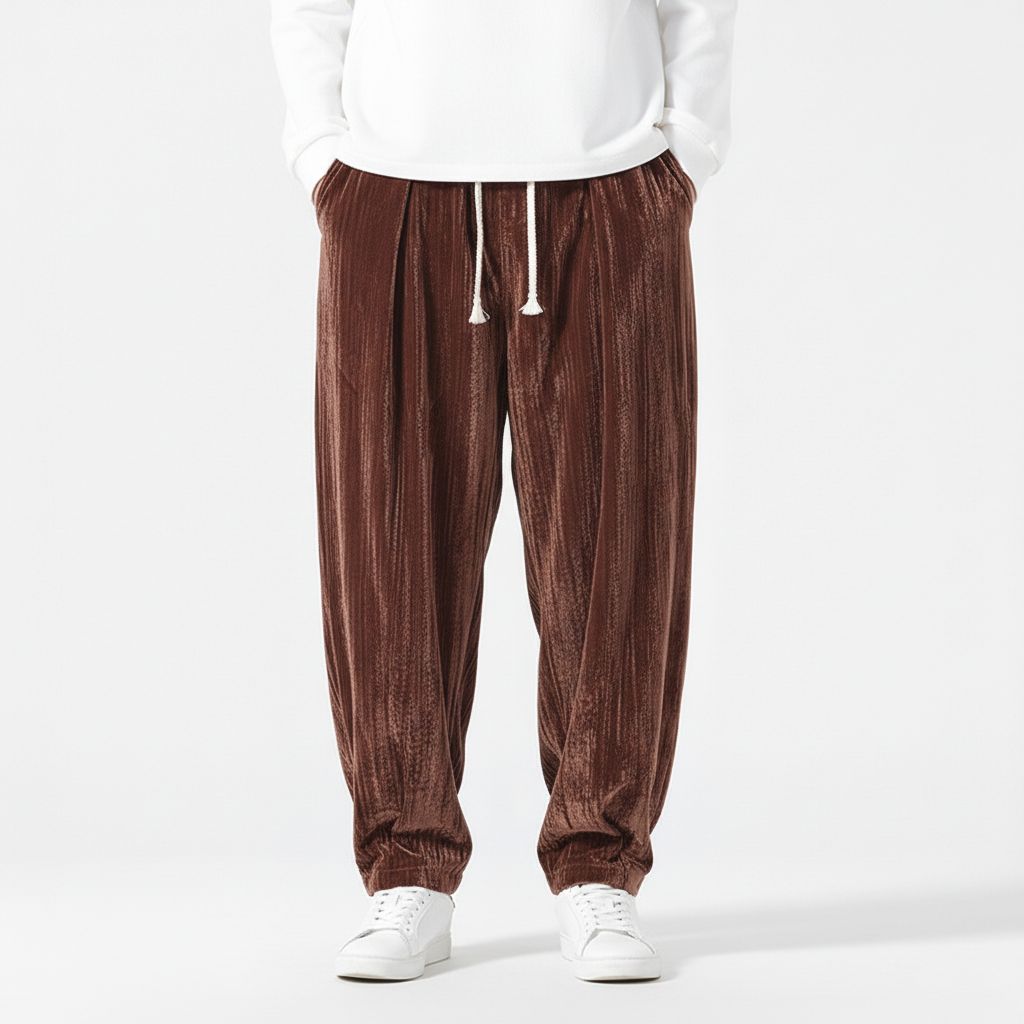 Velour Velvet Harem Pants