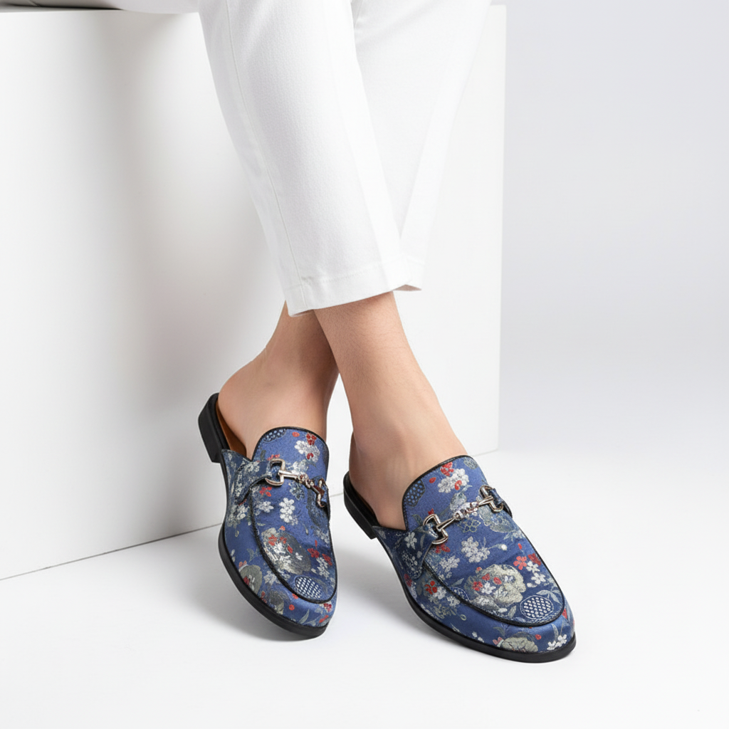 Medici Cherry Blossom Mules