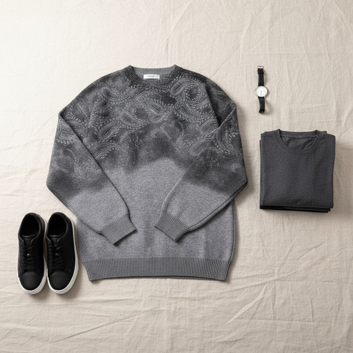 Inkline Paisley Crewneck