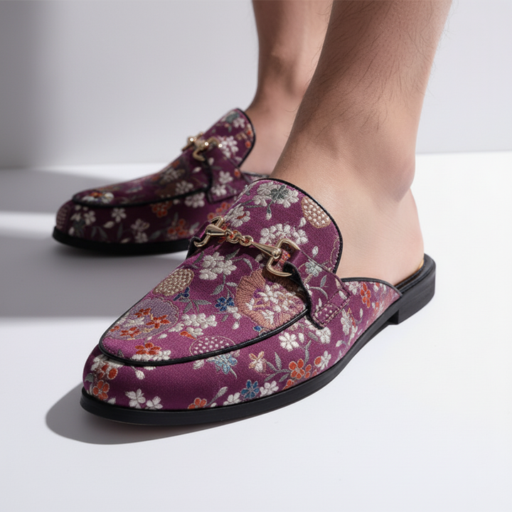 Medici Cherry Blossom Mules