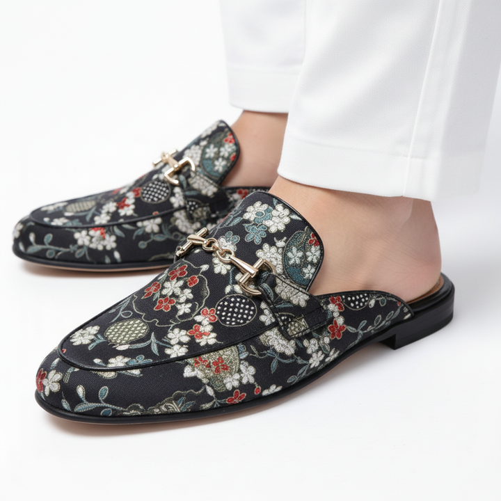 Medici Cherry Blossom Mules