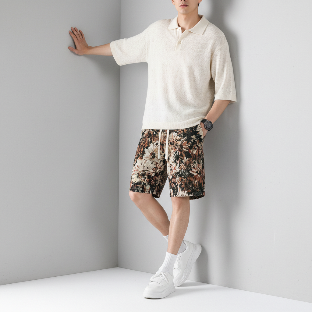 Barocco Dutch Floral Shorts