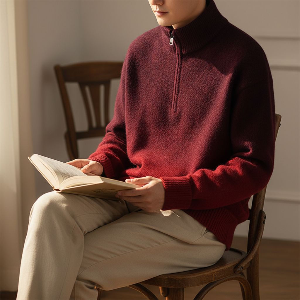 Aurore Quarter-Zip Knit