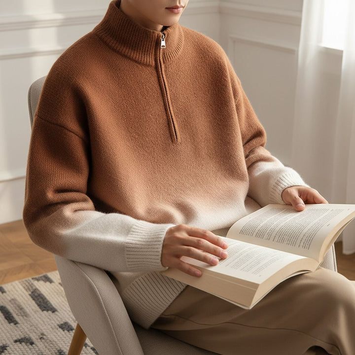 Aurore Quarter-Zip Knit